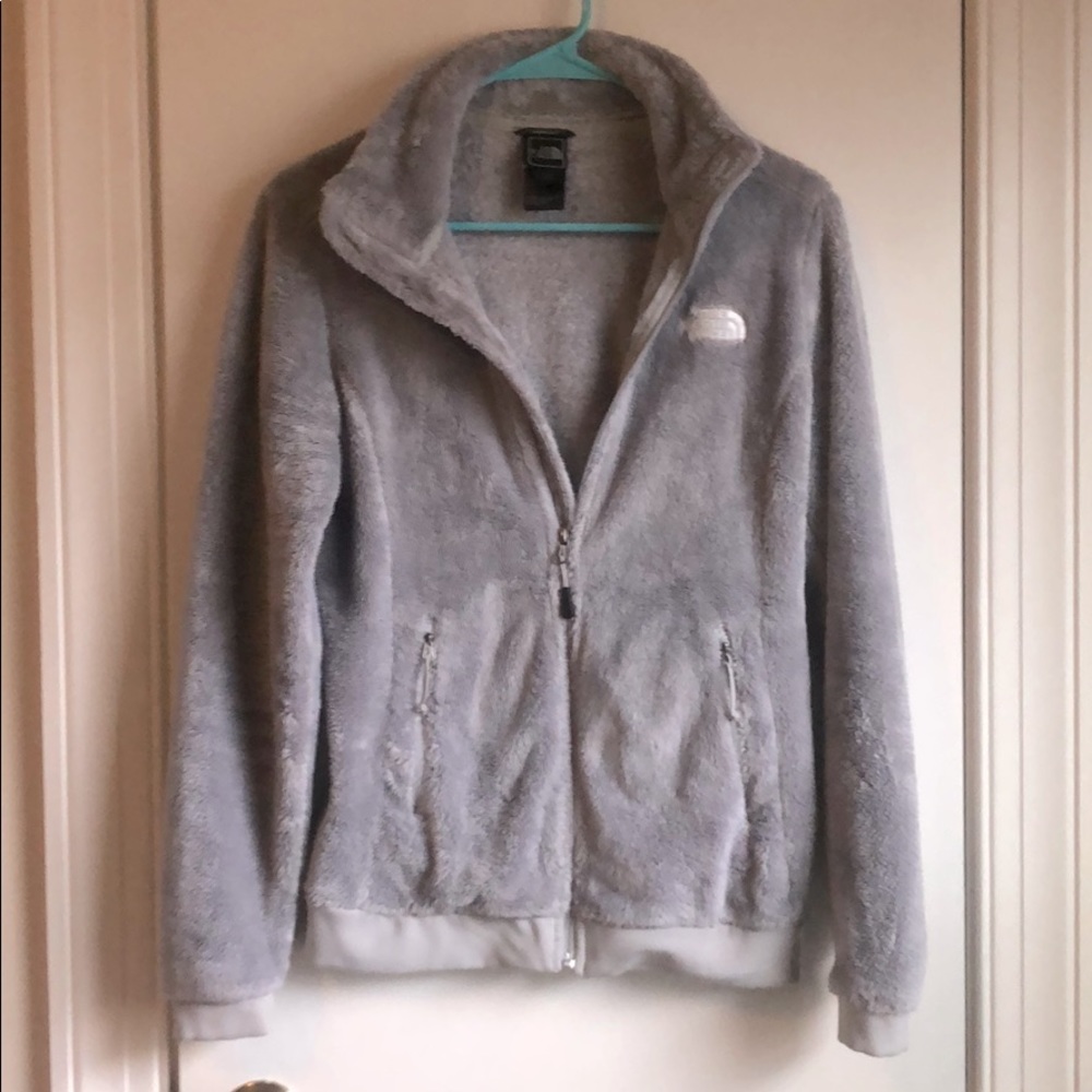 The North Face XS gray grey zip-up jacket